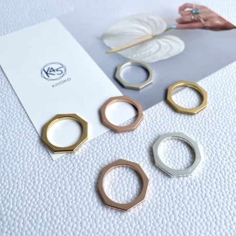 Style8 Ring-Gold/Pink Gold