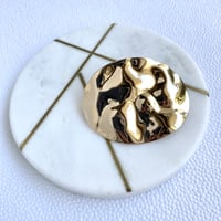 Chips Brooch-Gold/Pink Gold