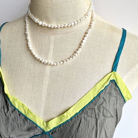 Baroque Flat Necklace 80-Tansui Pearl