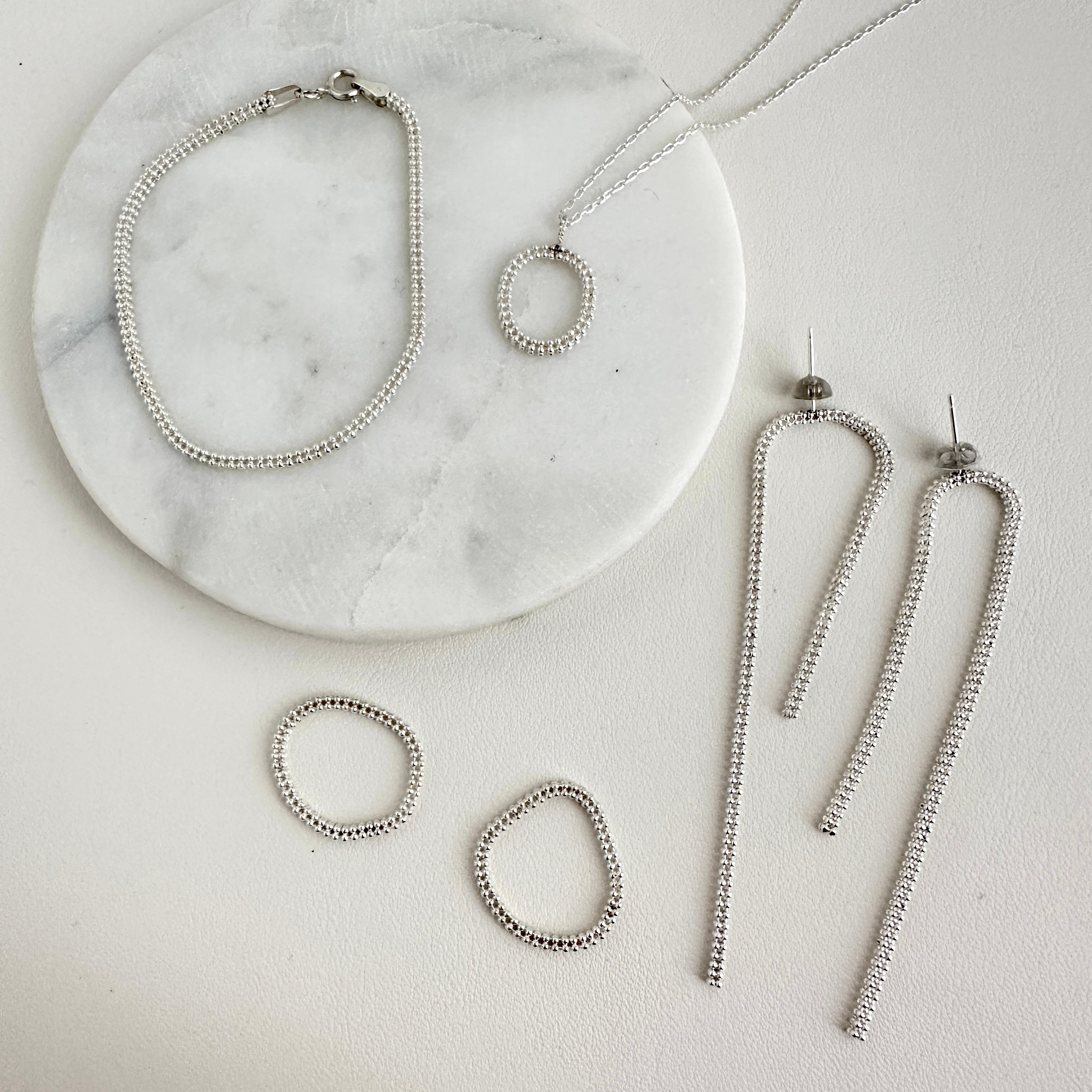 Nina Chain Pierce-Silver925 | K45
