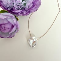 Large Pearl Poppy Necklace-K10