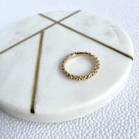Caviar Ring-Gold/Pink Gold