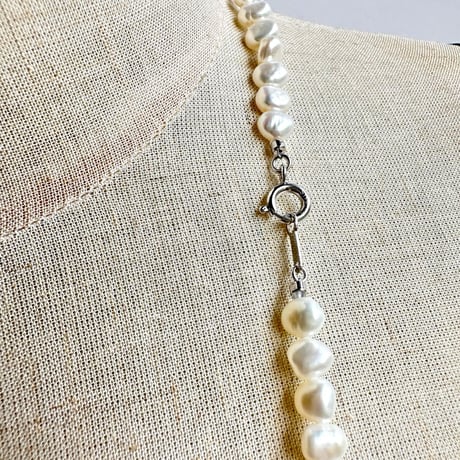 Baroque Flat Necklace 80-Tansui Pearl