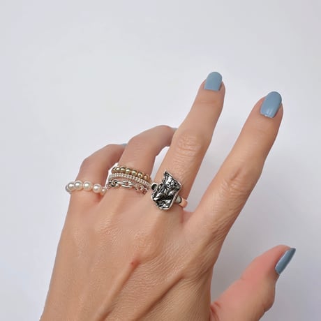 Nina Chain Ring-Silver925