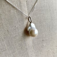 Tiny Oyster Pearl Necklace(有核) -Silver925
