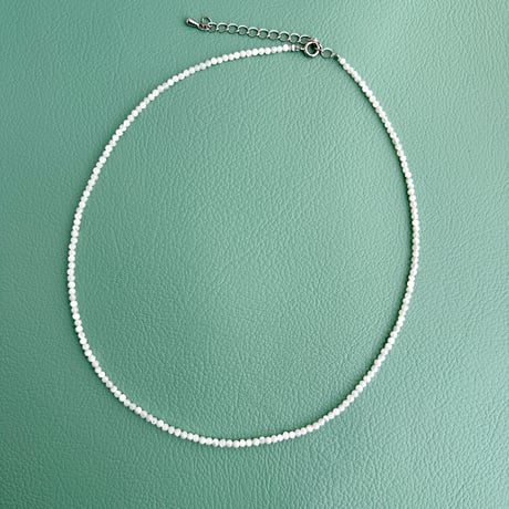 Little Stone Necklace 40+5 -Mother of Pearl
