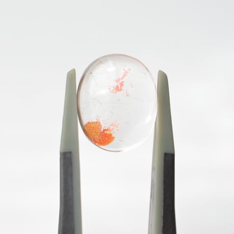 ライモナイトインクォーツ Limonite in Quartz N013
