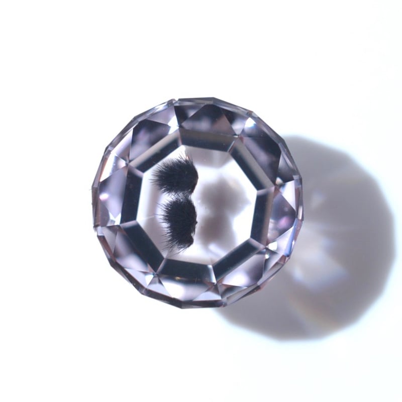 自社研磨】ロマネサイト/ホランダイトインアメシスト Romanechite