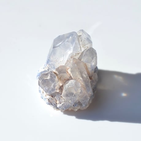 デュモルチェライトインクォーツ原石 Dumortierite in Quartz 015