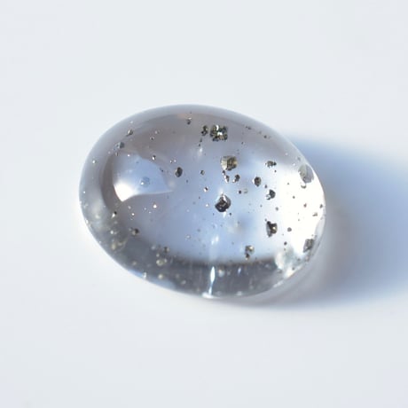 【自社研磨】パイライトインクォーツ Pyrite in Quartz 003