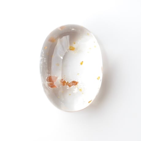 【自社研磨】ガーネットインクォーツ Garnet in Quartz N001
