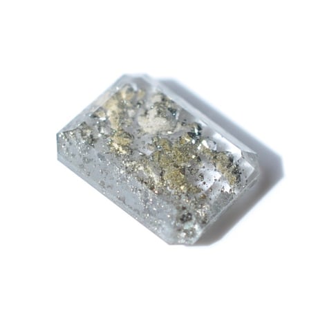 【自社研磨】パイライトインクォーツ Pyrite in Quartz 004