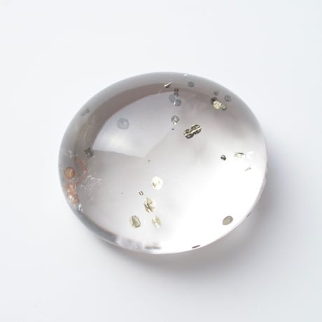 【自社研磨】マーカサイトインクォーツ Marcasite in Quartz 004