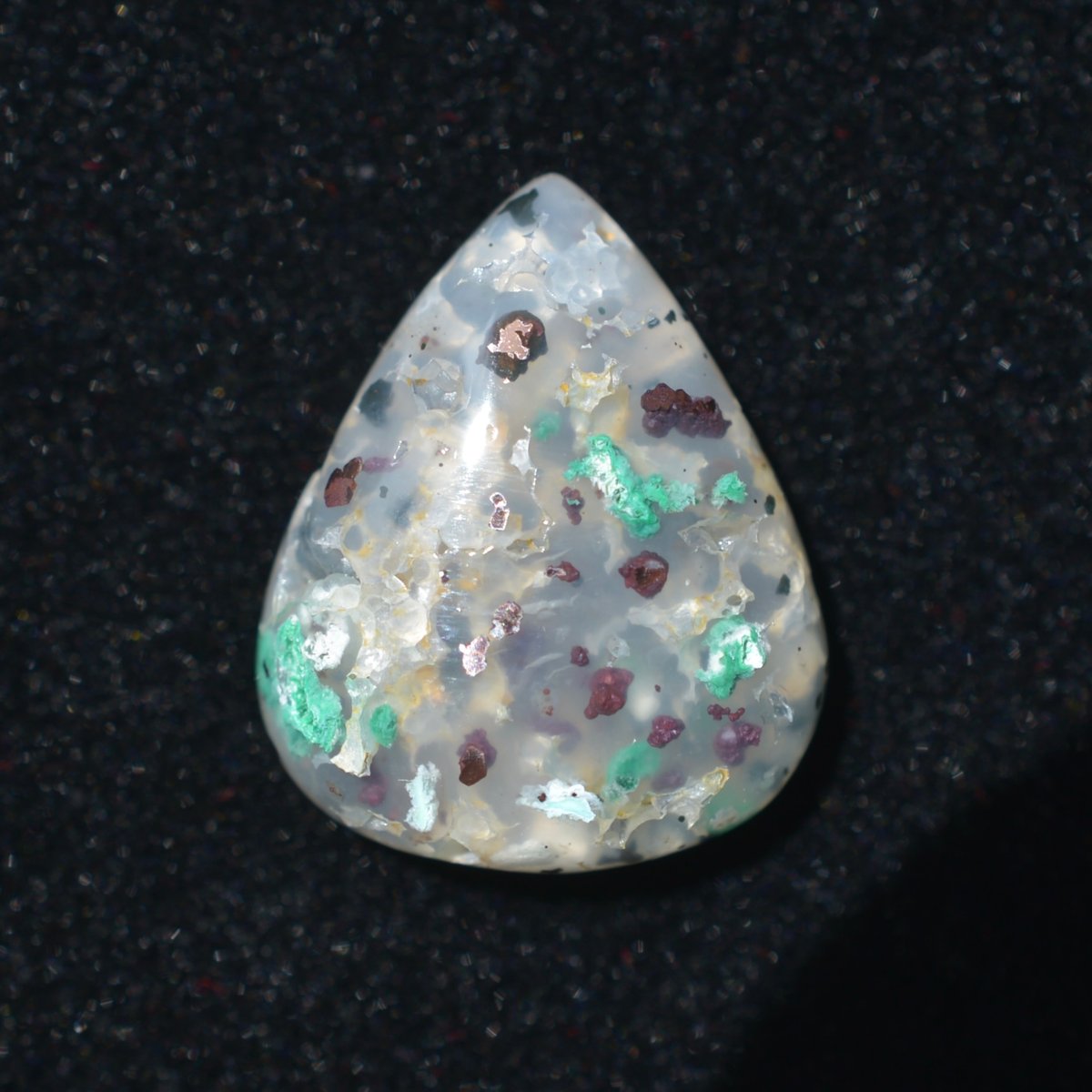 コッパークリソコラインカルセドニー Copper Chrysocolla in Chalced