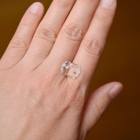 【自社研磨】マーカサイトインクォーツ Marcasite in Quartz 009