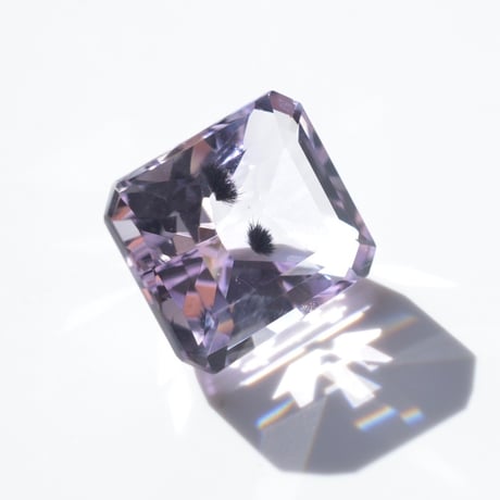 ロマネサイト/ホランダイトインアメシスト Romanechite/Hollandite in Amethyst N012
