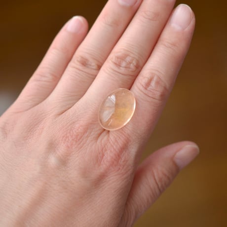 【自社研磨】アンフィボールインクォーツ Amphibole in Quartz 055