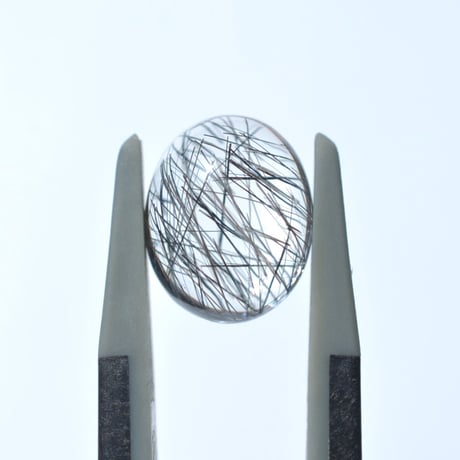 【自社研磨】ブラックトルマリンインクォーツ Black Tourmaline in Quartz 004