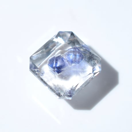 【自社研磨カット】フローライトインクォーツ Fluorite in Quartz 007