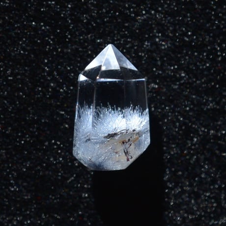 デュモルチェライトインクォーツ Dumortierite in Quartz N020