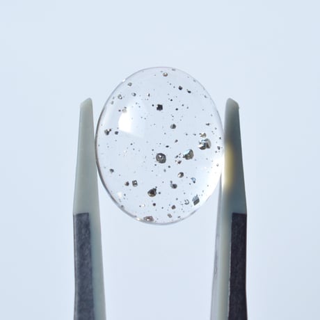 【自社研磨】パイライトインクォーツ Pyrite in Quartz 003