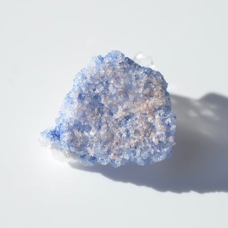 デュモルチェライトインクォーツ原石 Dumortierite in Quartz 021