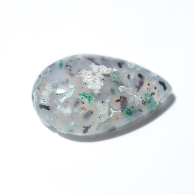 コッパークリソコラインカルセドニー Copper Chrysocolla in Chalced