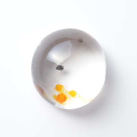 【自社研磨】マーカサイトインクォーツ Marcasite in Quartz 006