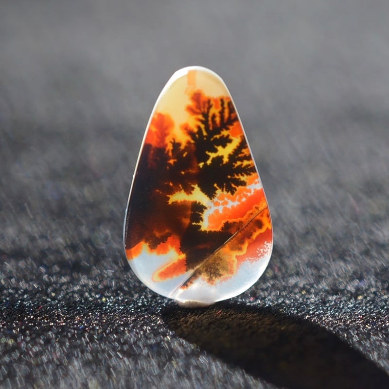 デンドリティックアゲート モスアゲート 天然石 ルース 石 Dendritic デンドリティックアゲート Dendritic Agate 057 | MARU