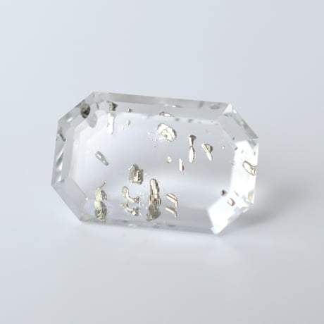 【自社研磨】パイライトインクォーツ Pyrite in Quartz 001