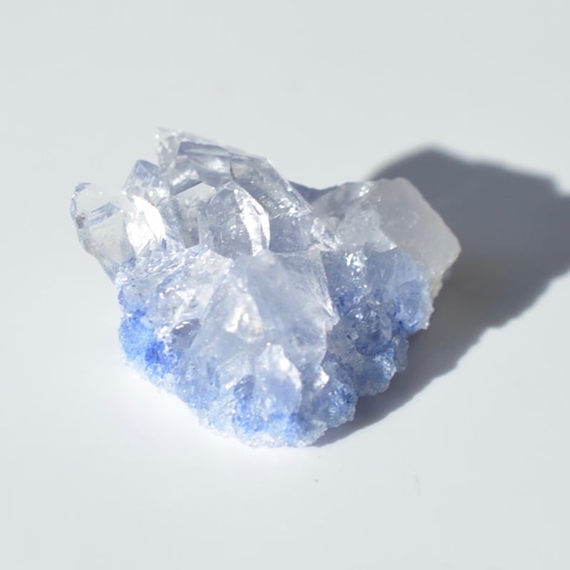 デュモルチェライトインクォーツ原石 Dumortierite in Quartz 021 |