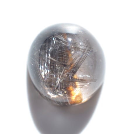 ブルッカイトインクォーツ Brookite in Quartz N005