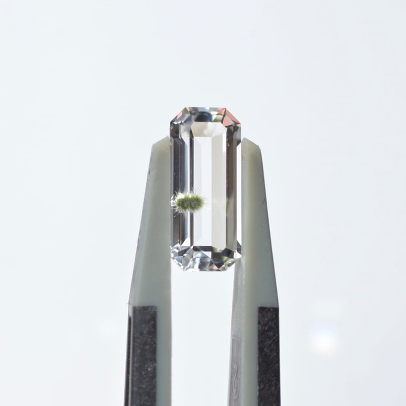 自社研磨】アクチノライトインクォーツ Actinolite in Quartz 003 |