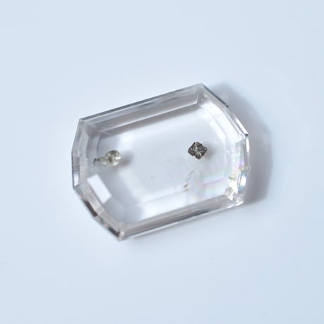 【自社研磨】マーカサイトインクォーツ Marcasite in Quartz 009