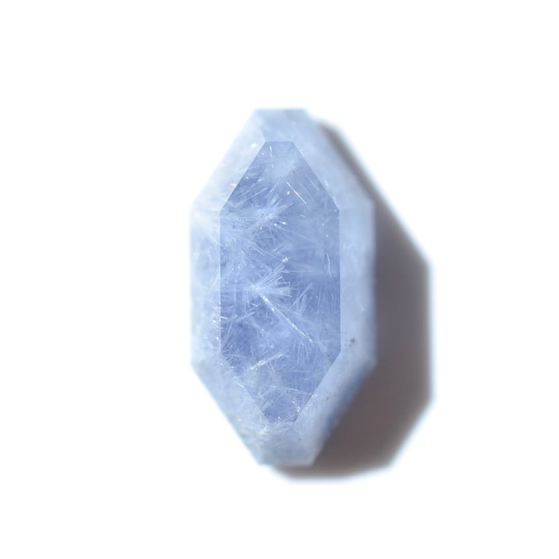 自社研磨】デュモルチェライトインクォーツ Dumortierite in Quartz 00