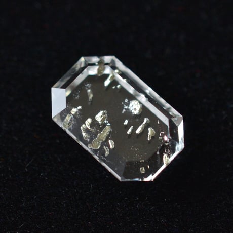 【自社研磨】パイライトインクォーツ Pyrite in Quartz 001