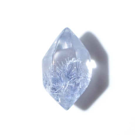 デュモルチェライトインクォーツ Dumortierite in Quartz N035