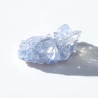 デュモルチェライトインクォーツ原石 Dumortierite in Quartz 020