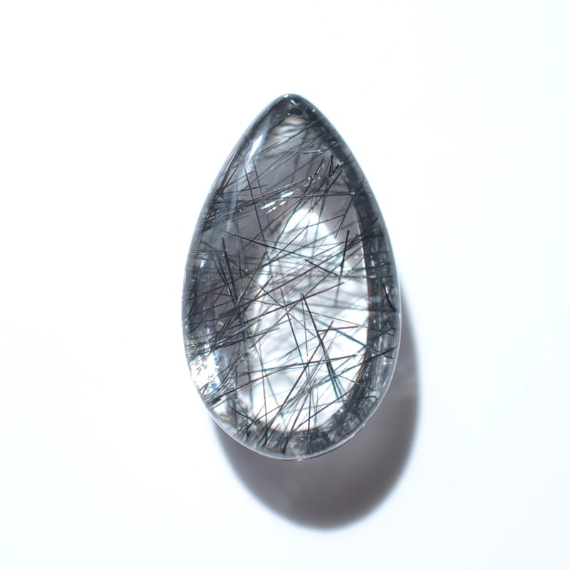 自社研磨】ブラックトルマリンインクォーツ Black Tourmaline in Quart