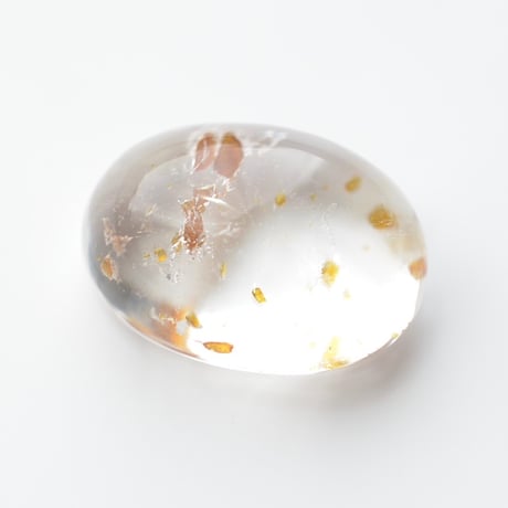 【自社研磨】ガーネットインクォーツ Garnet in Quartz N001