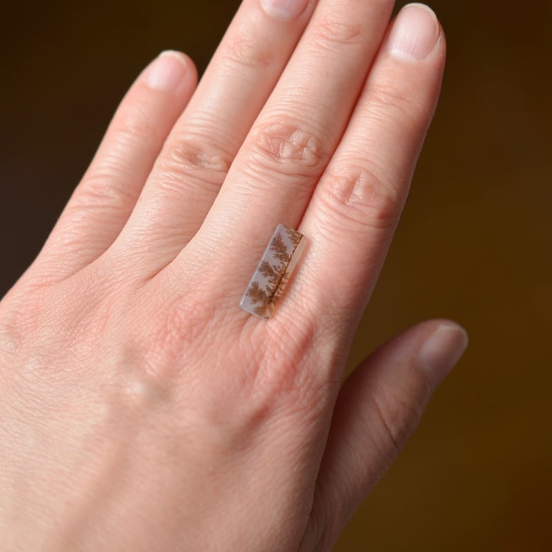 【コレクターズアイテム】ターキッシュアゲート ブルーフラワーアゲート タワー型 21◇Blue Flower agate◇天然石