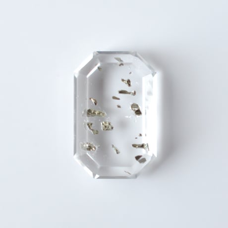 【自社研磨】パイライトインクォーツ Pyrite in Quartz 001