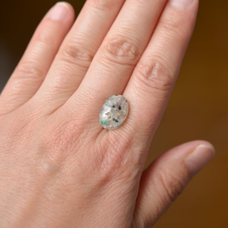 コッパークリソコラインカルセドニー Copper Chrysocolla in Chalced