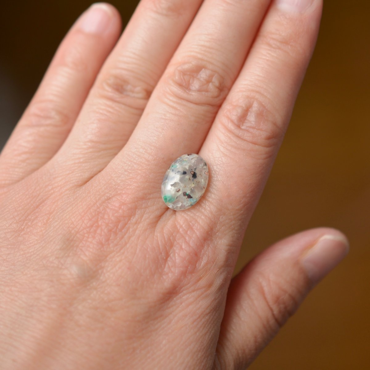 コッパークリソコラインカルセドニー Copper Chrysocolla in Chalced