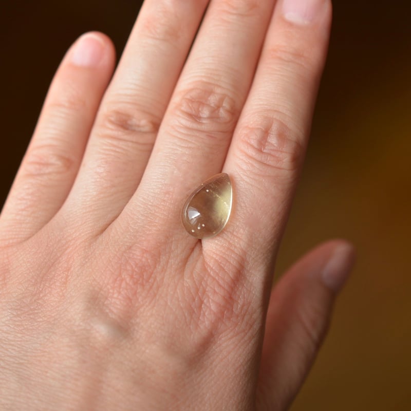 自社研磨】リビアングラス Libyan glass 002 | MARU