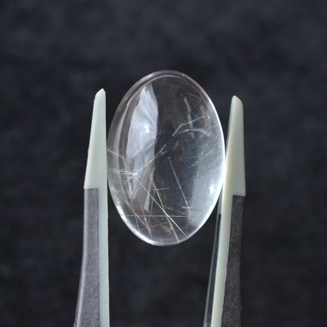 【自社研磨】アンフィボールインクォーツ Amphibole in Quartz 061
