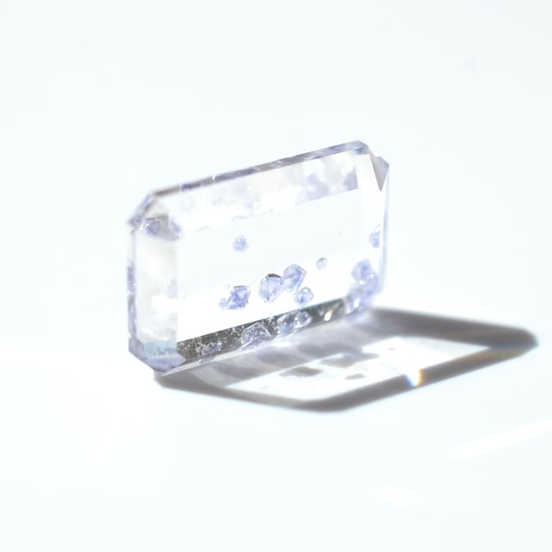 SALE☆ アイリス フローライト ダブルポイント High Quality 自社研磨カット】フローライトインクォーツ Fluorite in Quartz