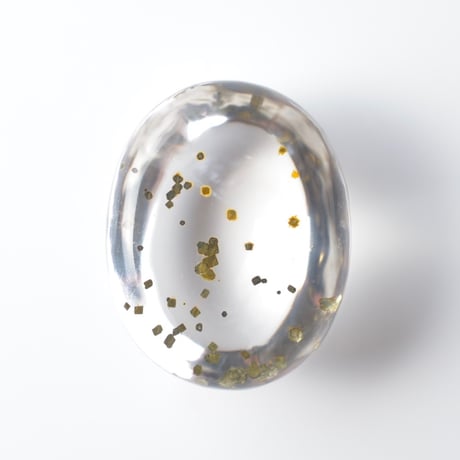 【自社研磨】マーカサイトインクォーツ Marcasite in Quartz 005
