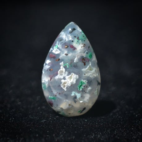コッパークリソコラインカルセドニー Copper Chrysocolla in Chalcedony 006