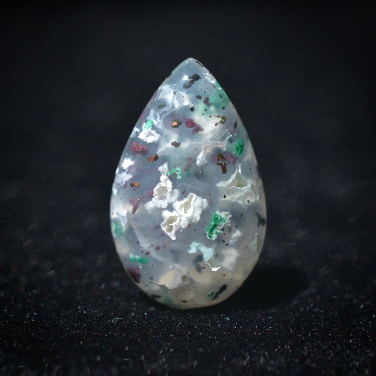 専用 コッパークリソコラインカルセドニー A2 コッパークリソコラインカルセドニー Copper Chrysocolla in Chalced
